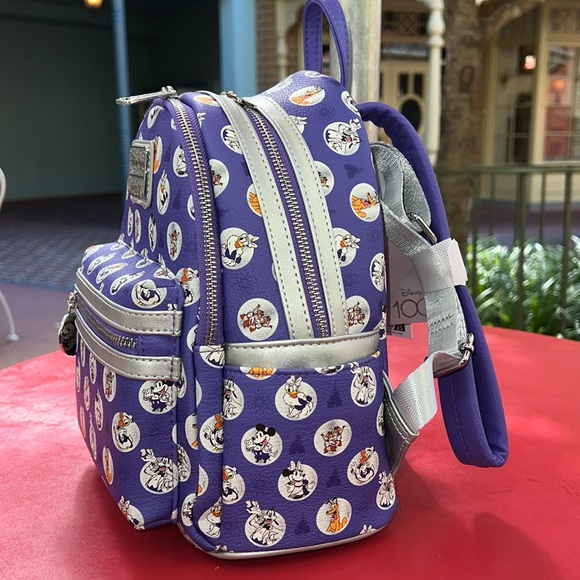 New!! Disney Loungefly Disney100 Mickey And Friends Backpack main image 11
